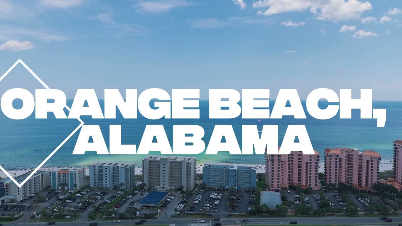 Summertime in Orange Beach, Alabama! #4k #dji #djiair3s #dronevideo #djidronecamera 