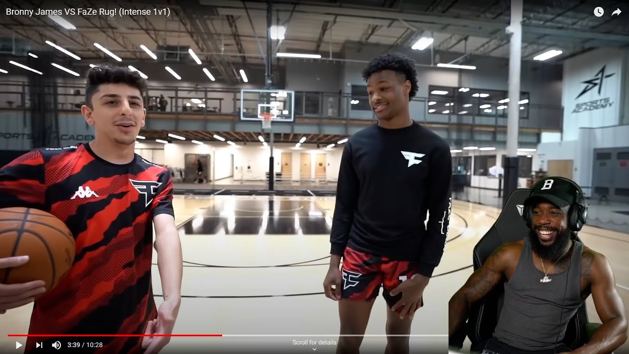 THIS IS WILD! Bronny James vs FaZe Rug! (Intense 1v1)