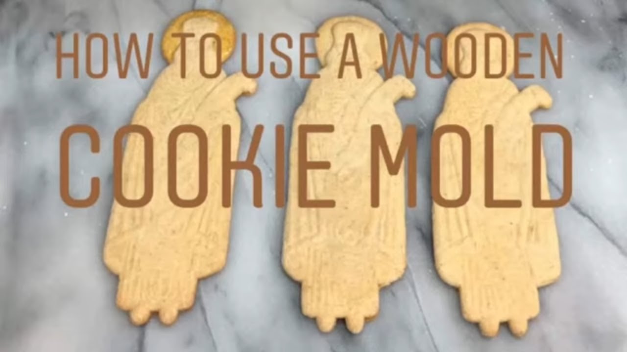 How to use a wooden cookie or Speculaas mold