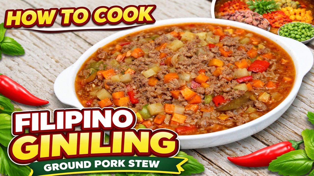 FILIPINO GINILING in 30 Minutes | The EASY Ground Pork Recipe Your Family Will Love