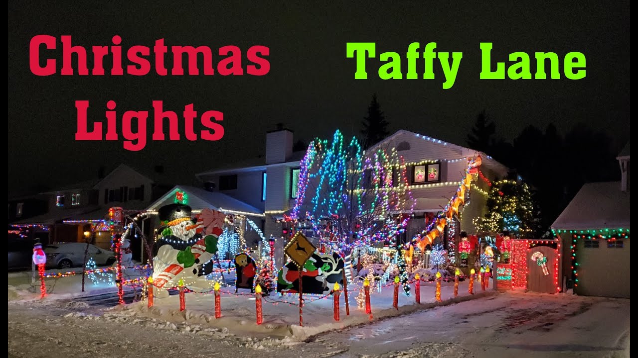 The amazing Christmas decoration show with Taffy lane & relaxing Christmas music | Canada | Dec 2022