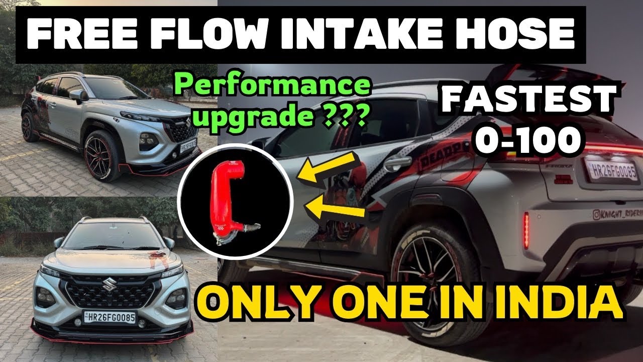 Free flow intake laga diya Fronx mei | Only one in India Fastest Fronx😱