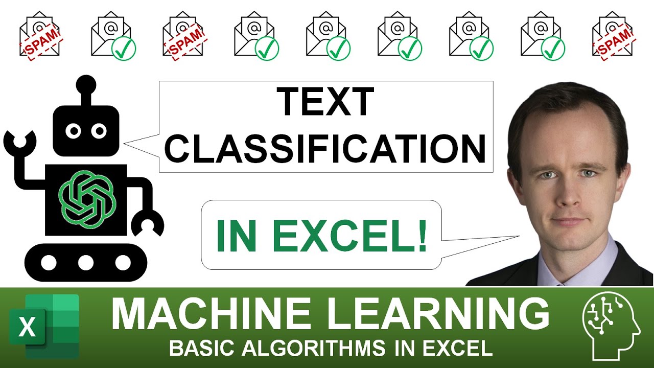 Базовое машинное обучение в Excel — классификация текста с помощью наивного байесовского классифи...