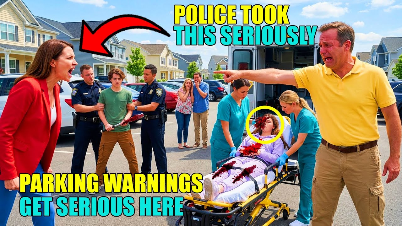 HOA Karen’s Son Put My Daughter in the ICU Over a Parking Warning — Police Froze the Room