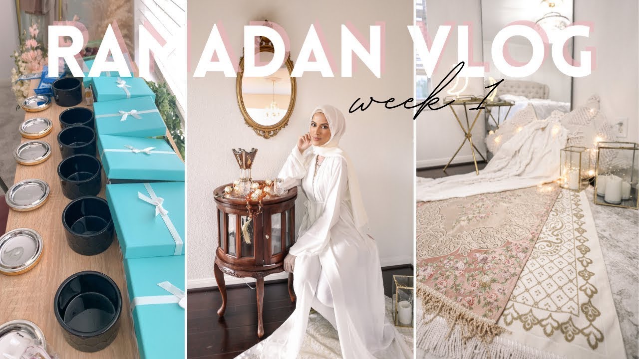 RAMADAN VLOG 2021- Week 1! 💗 Ramadan gifts, Iftar preparations & Ramadan decor! | simplyjaserah
