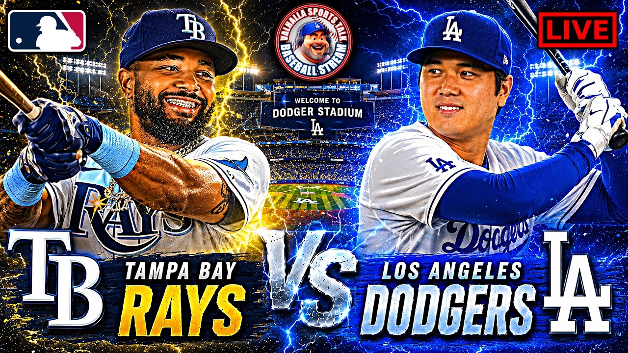 ⚾ Los Angeles Dodgers vs Tampa Bay Rays LIVE Stream Watch Party | MLB Play-By-Play & Reactions