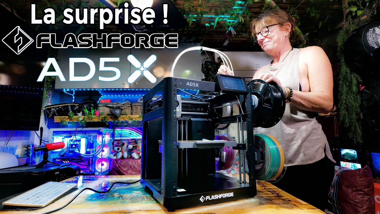 224 - FlashForge AD5X : la 3D devient simple, rapide et accessible ! #FlashForge #AD5X