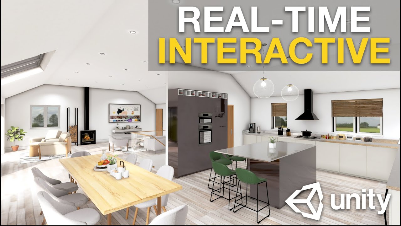 Real Time Interactive 3D Model of The House /  From Sketchup to Unity