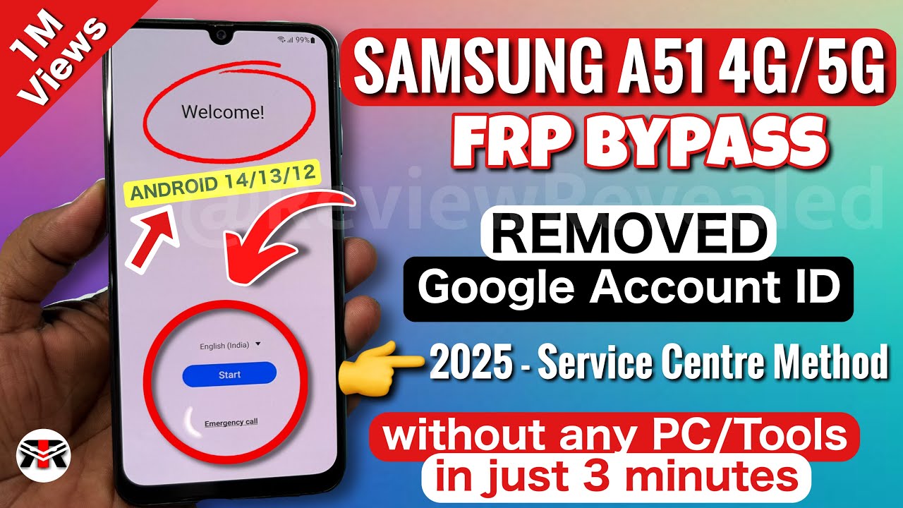 Samsung A51 [A515F] FRP Bypass Android 13-14 Without PC 2025 | TalkBack Not Working