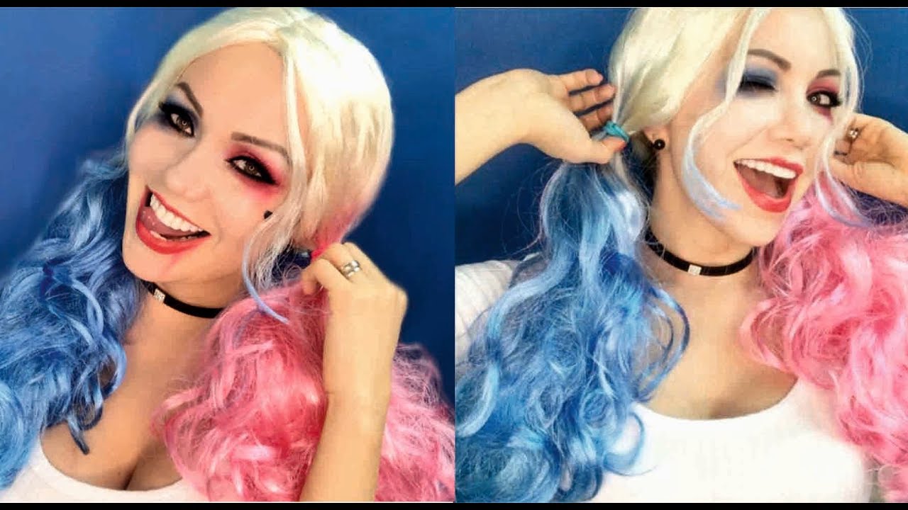 MAQUILLAJE DE HARLEY QUINN