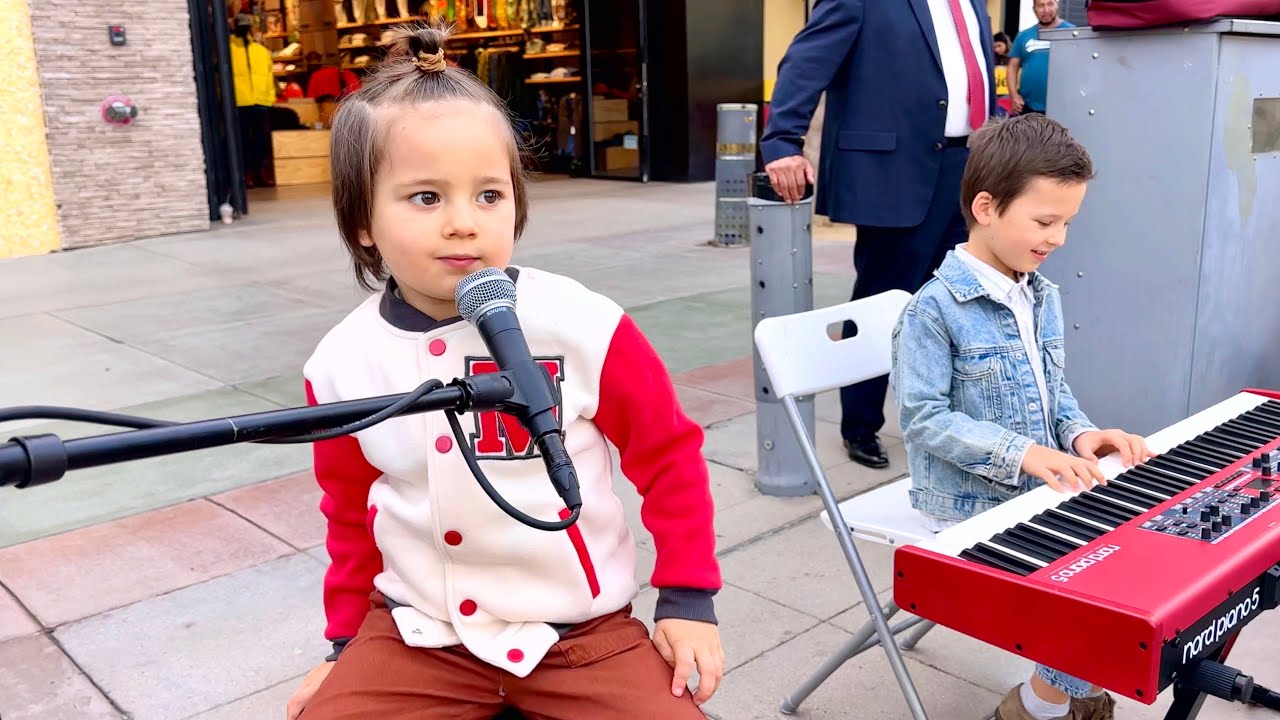 This 3 year old SINGER amazed EVERYONE | Fly Me To The Moon - Nicholas and Leo Protsenko