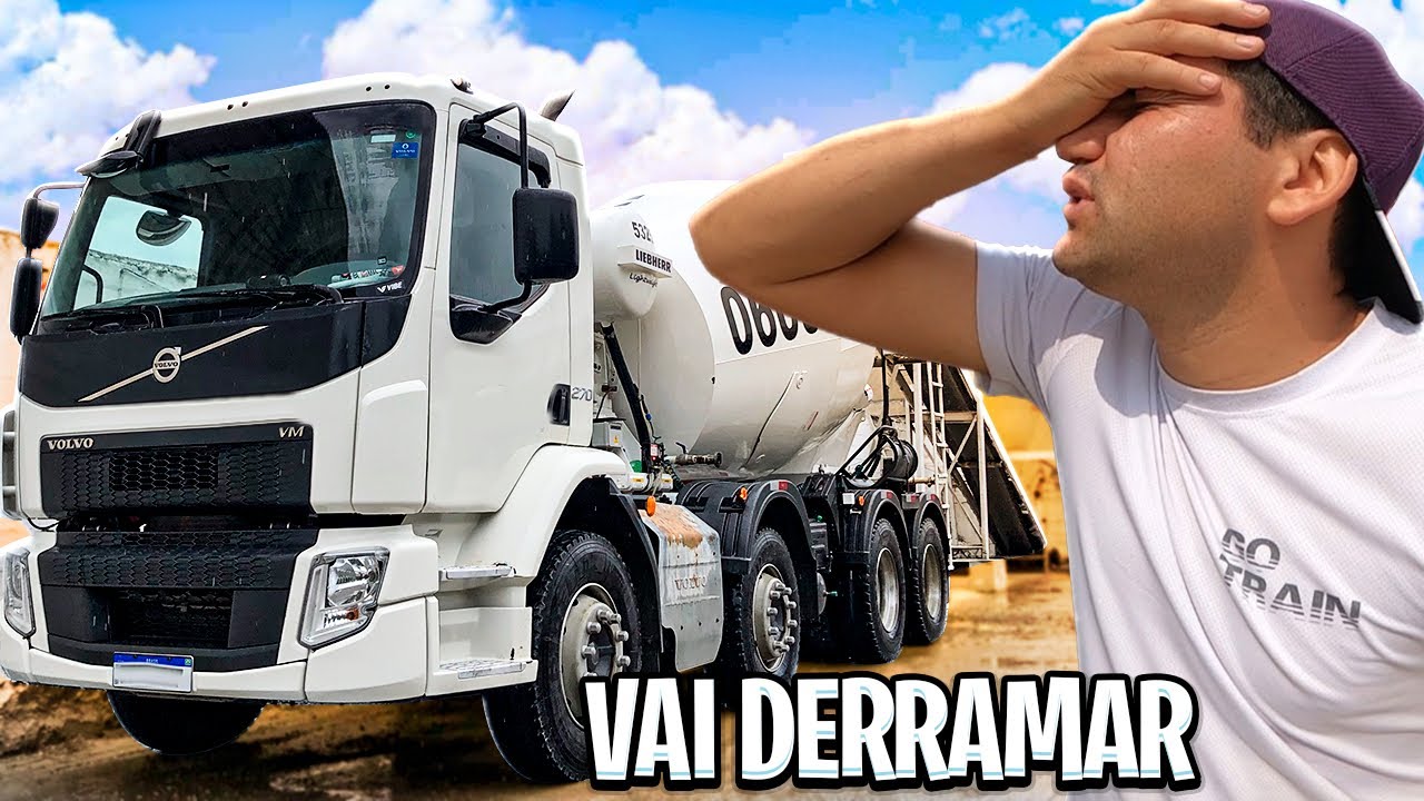 PEGUEI A PIOR CARGA DE CONCRETO
