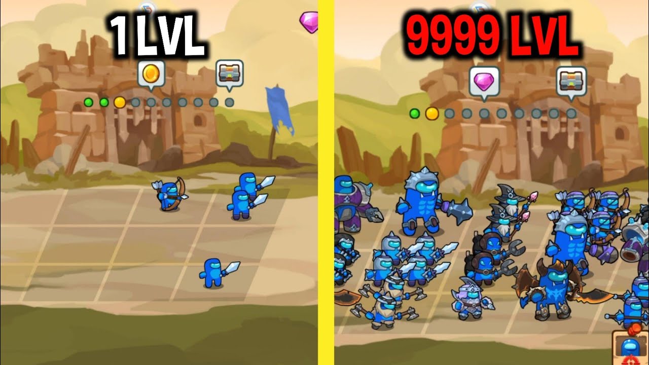 MAX LEVEL in Legions War: Art Of Strategy Game