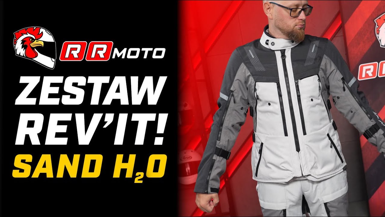 REVIT SAND 5 H2O - od miejskich tras po dalekie podr&oacute;że - zestaw motocyklowy