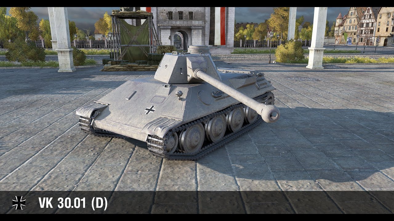 WOT - VK 30.01 D 7 KILLS 3K DAMAGE ACE TANKER - World of Tanks