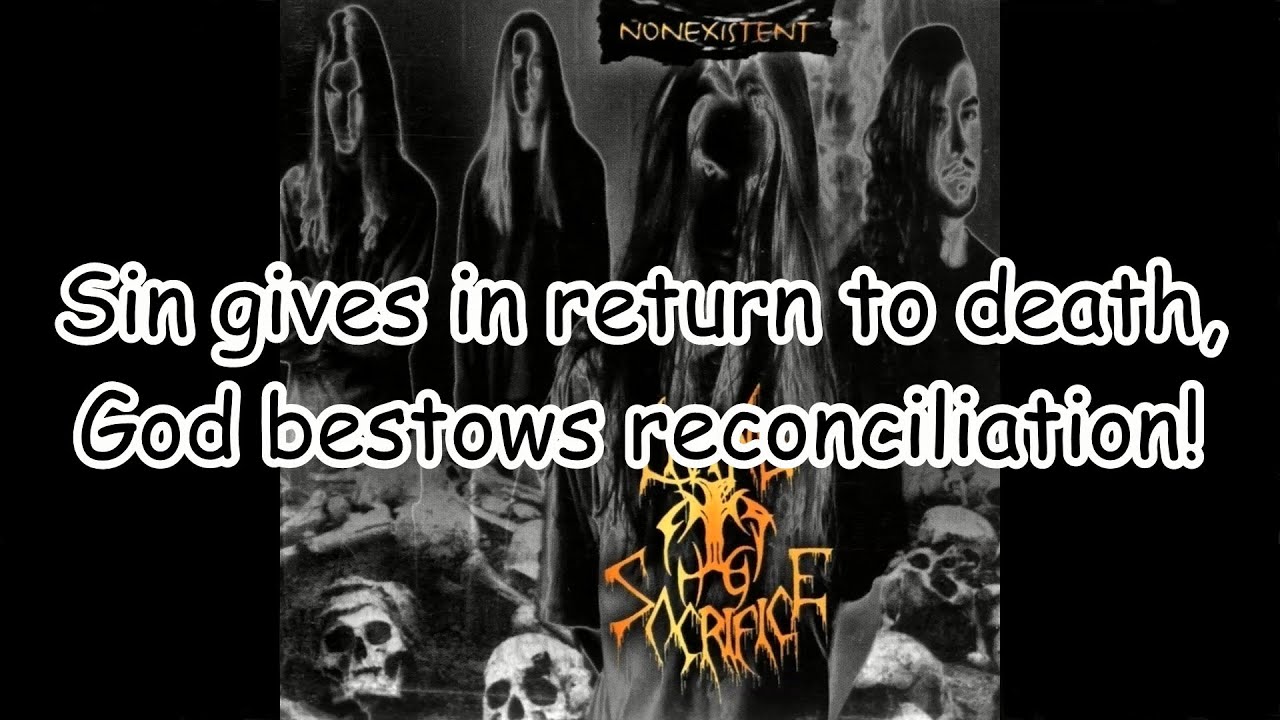 LIVING SACRIFICE - ATONEMENT (Lyric Video)