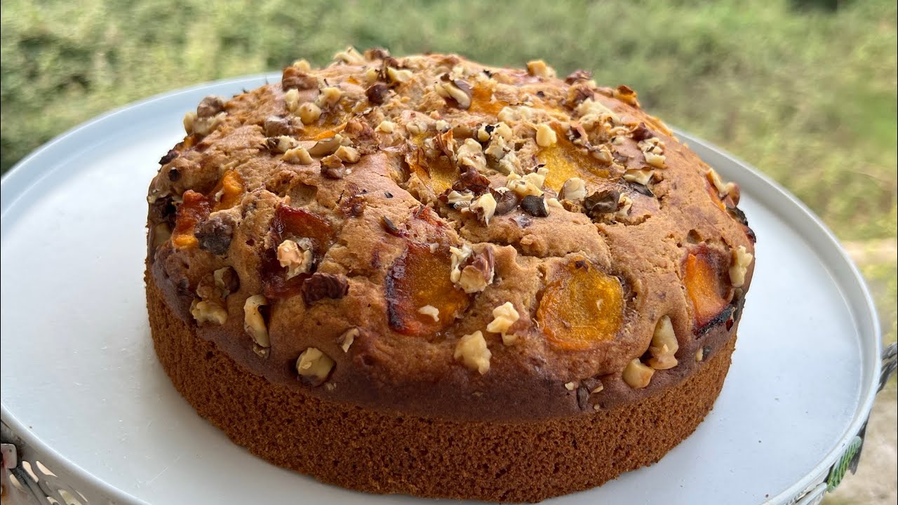 Easy, quick and delicious fruit cake recipe 😍 Persimmon cake tutorial 👍