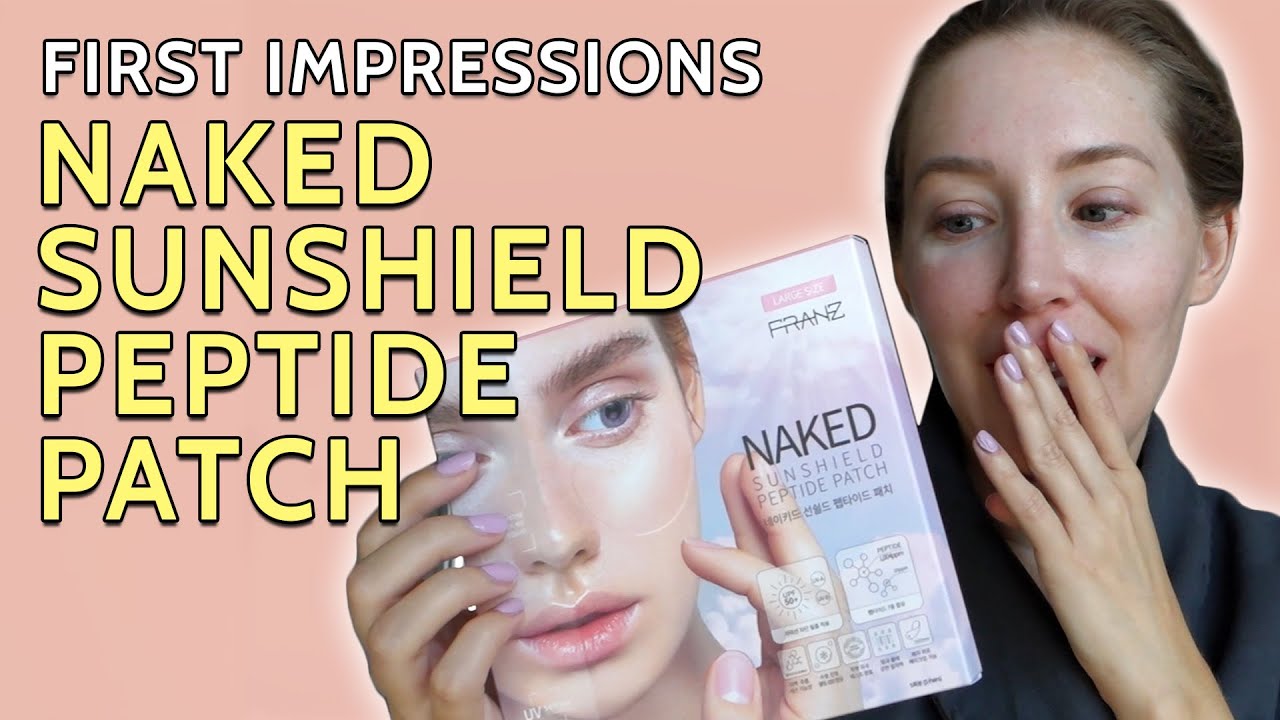 First impression of Franz Skincare Naked Sunshield Peptide Patch