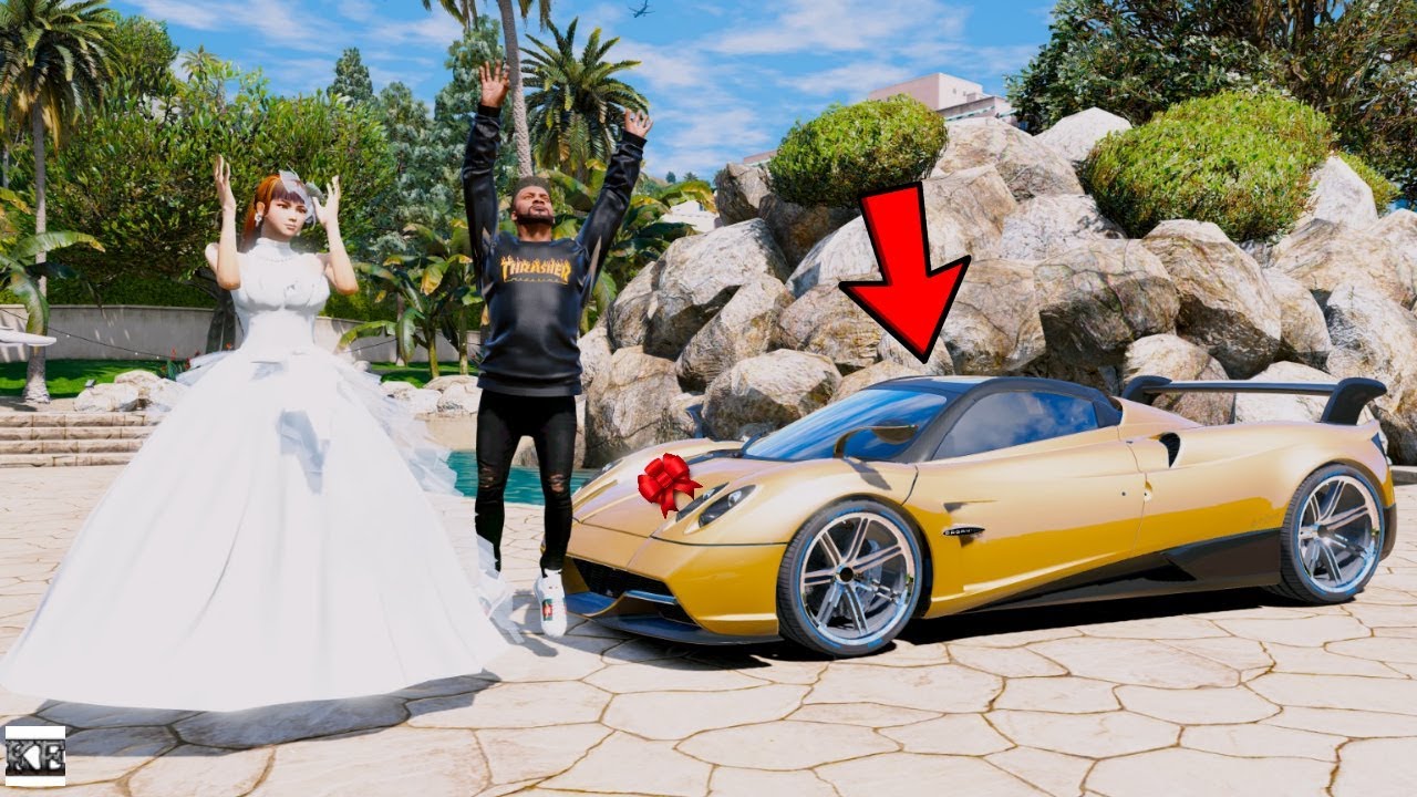 GTA 5 REAL LIFE MOD SS3 #22 WEDDING PRESENT FROM JOHNSON