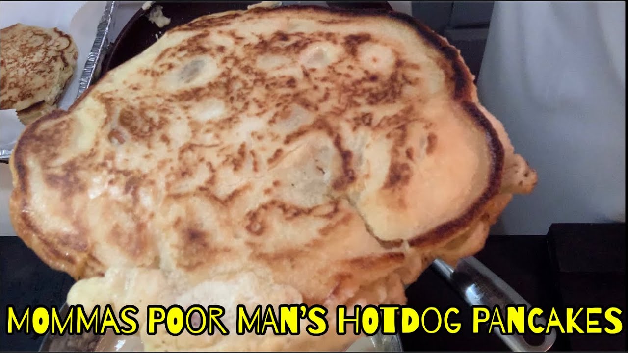 MAKING MOMMAS HOTDOG PANCAKES
