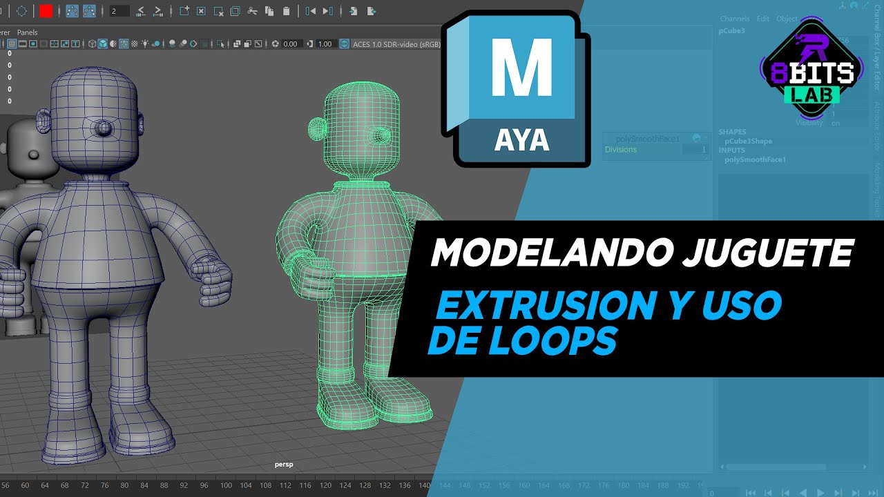 Curso de Maya I 01 Juguete / extrusi&oacute;n y loops