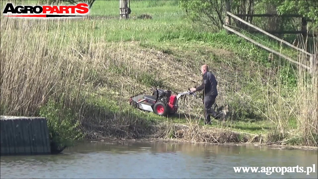 Mikrociągnik jednoosiowy DAKR Panter FD-3 z kosiarką mielącą M70 Agroparts.pl