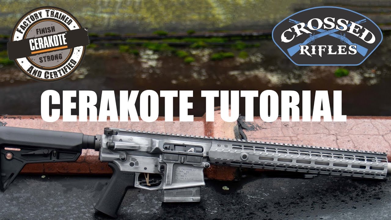 Cerakote Tutorial simple distress technique