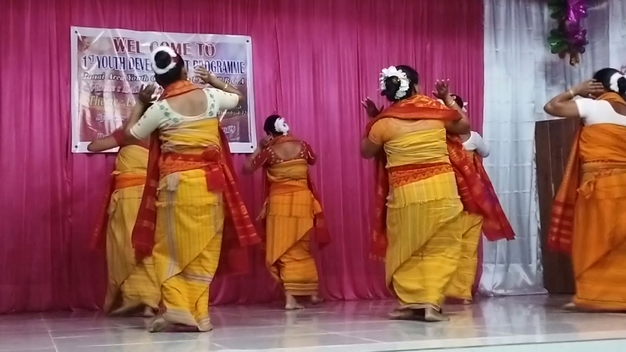 Gaham radap bodo  gosfel group dance, from balabari boro baptish church