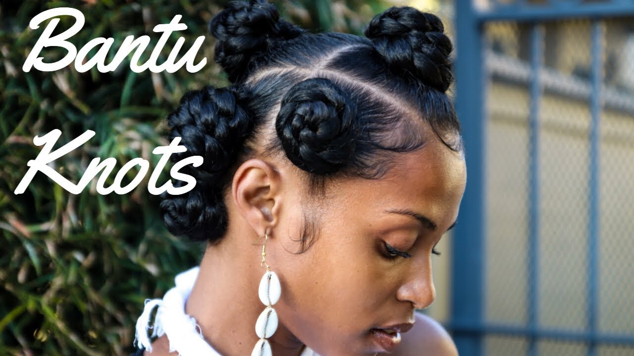 BANTU KNOTS on my TWA