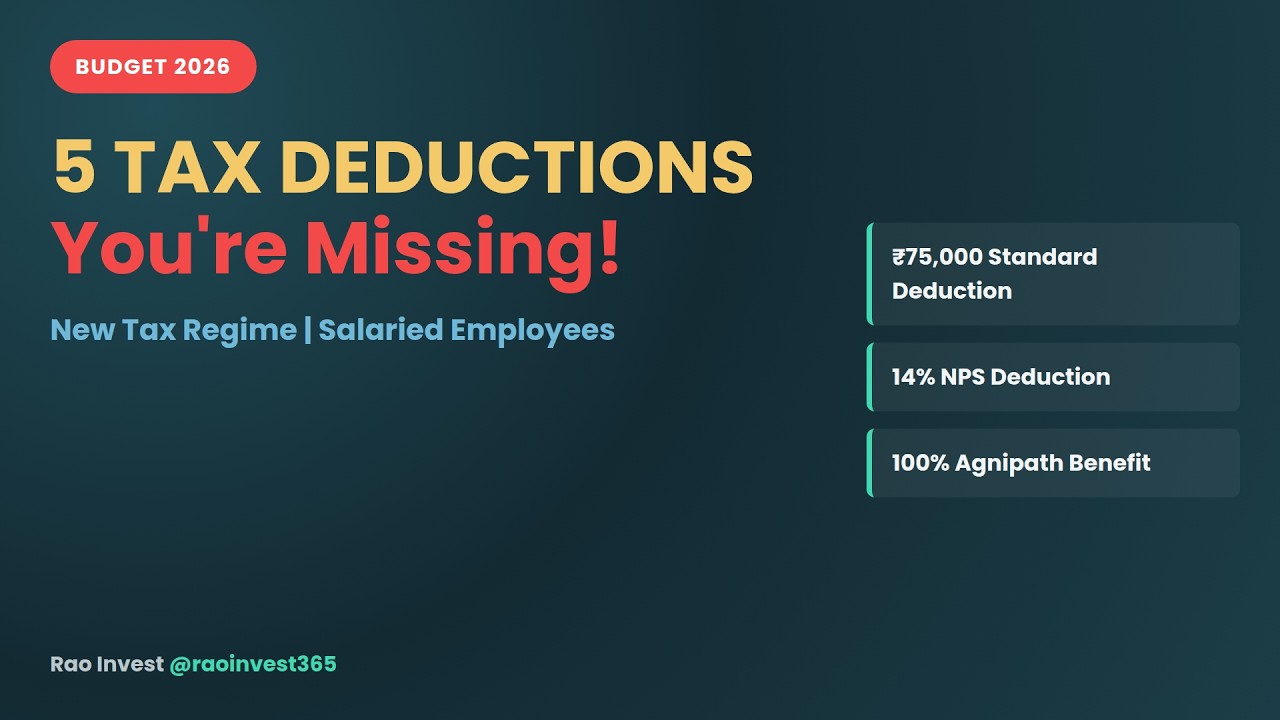 New Tax Regime: 5 Deductions Most People Don't Know