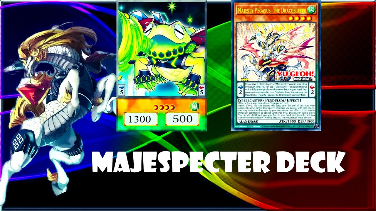 (YGOPRO) new Majespecter pure deck,Majesty Pegasus, the Dracoslayer,Darkwing Blast