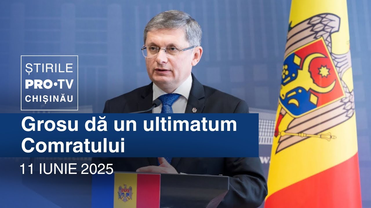 Știrile PRO TV (ORA 20:00) | GROSU DĂ UN ULTIMATUM COMRATULUI | Moldova 
