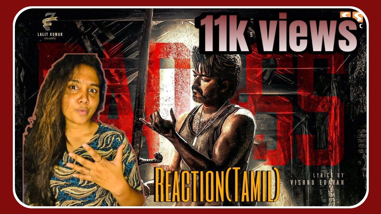 LEO-Badass lyric song reaction🔥|Tamil| Thalapathy vijay|Lokesh kanagaraj| Anirudh ravichander