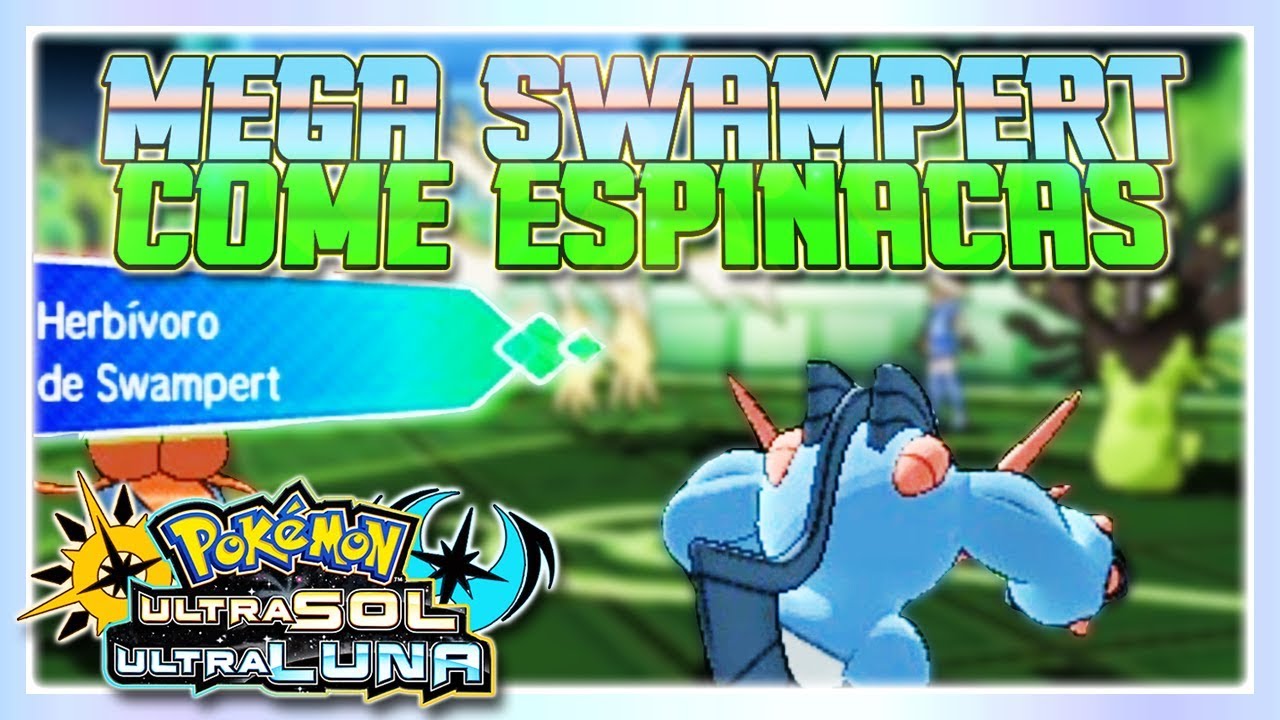 MEGA SWAMPERT con HERBÍVORO! ESTA FIERA DEBERÍA ESTAR DETENIDA! ESTRATEGIAS LOCAS RK POKÉMON USUM