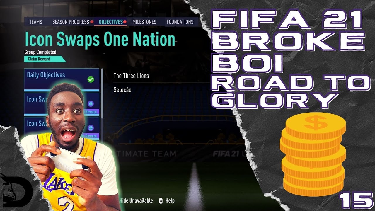 HOW TO COMPLETE ICON SWAPS IN LESS THAN 5 HOURS! FIFA 21 ULTIMATE TEAM - BROKE BOI RTG #15