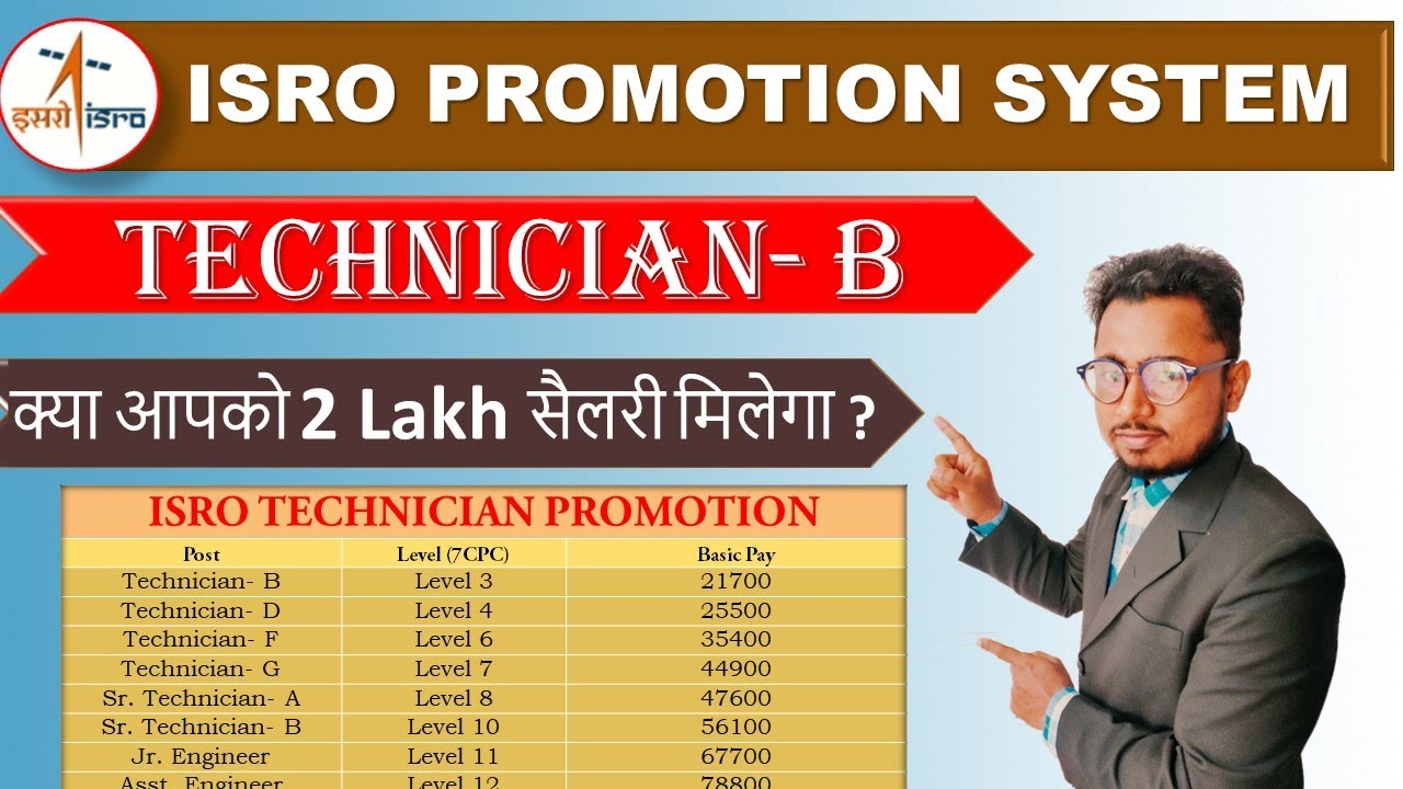 ISRO Technician B Promotion System || Technician- b Salary 2 Lakh || Technician to Scientist ?????