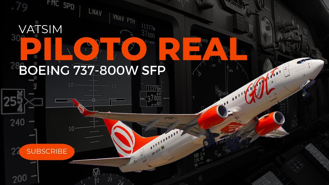PILOTO REAL DE BOEING | SBNF - SBSP | PMDG 737-800 SFP | VATSIM