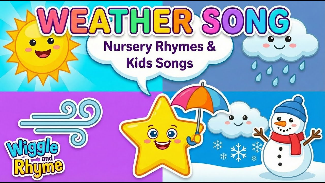 How Is the Weather Today? 🌞🌧️❄️ | Weather Song for Kids | Nursery Rhyme (Ages 1–6)