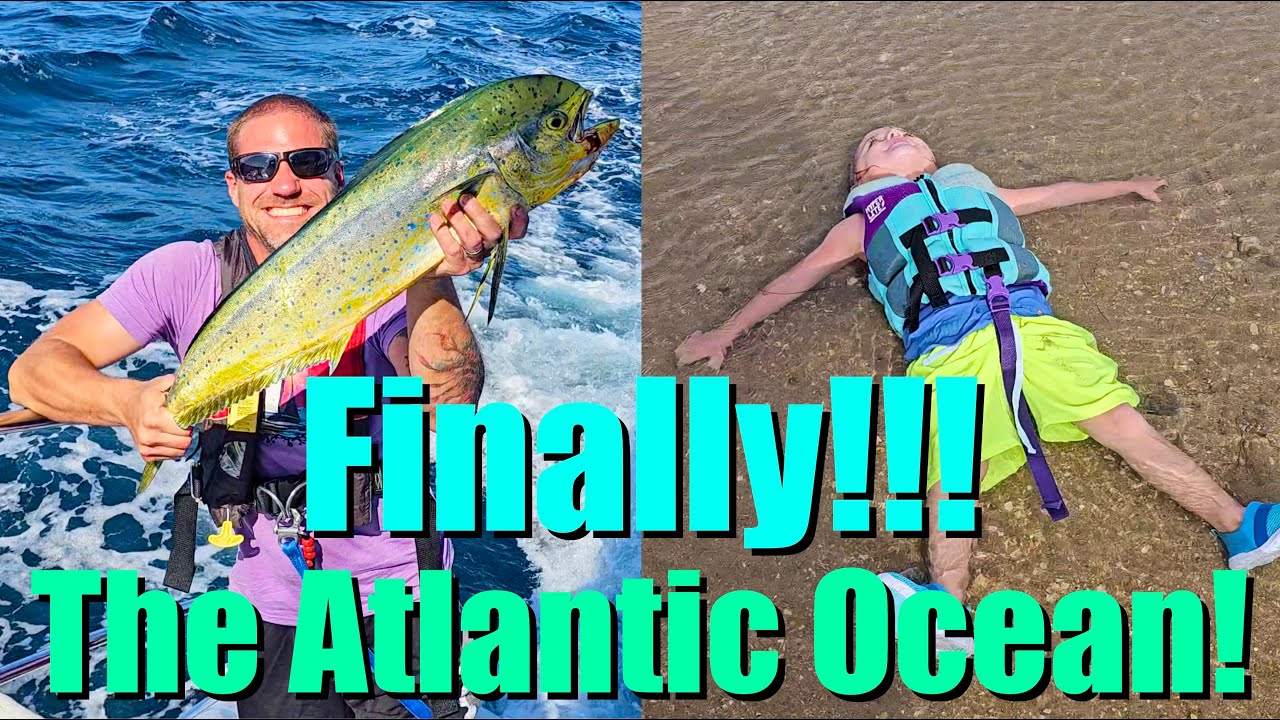 Atlantic Arrival! Sailing Our Catamaran, Fishing, Wild Horses & Dolphins Chasing Serenity Episode 15