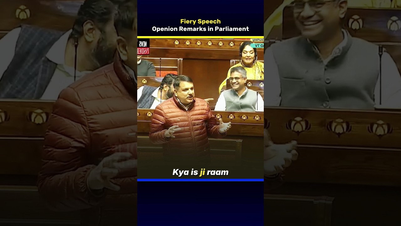 Sanjay Singh opening remarks in Parliament | Fiery Speech | Direct News
