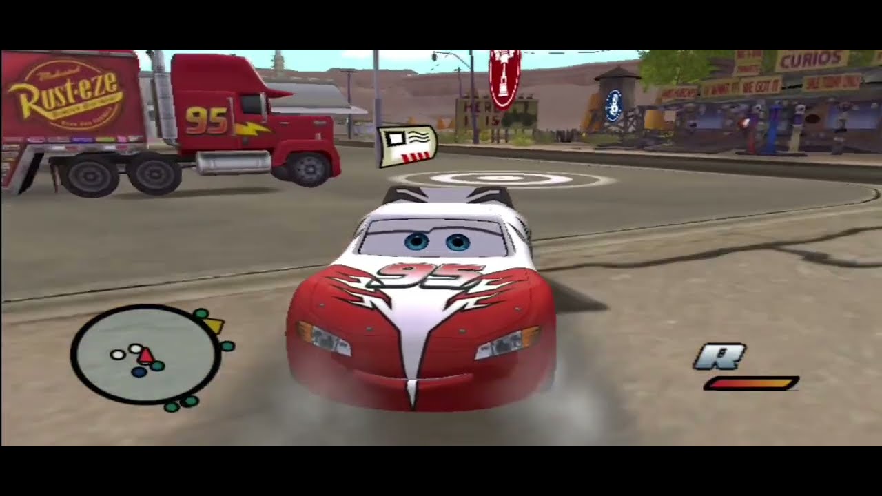 Marcha Atrás⏮️🚗 (Cars El Videojuego Wii Gameplay)