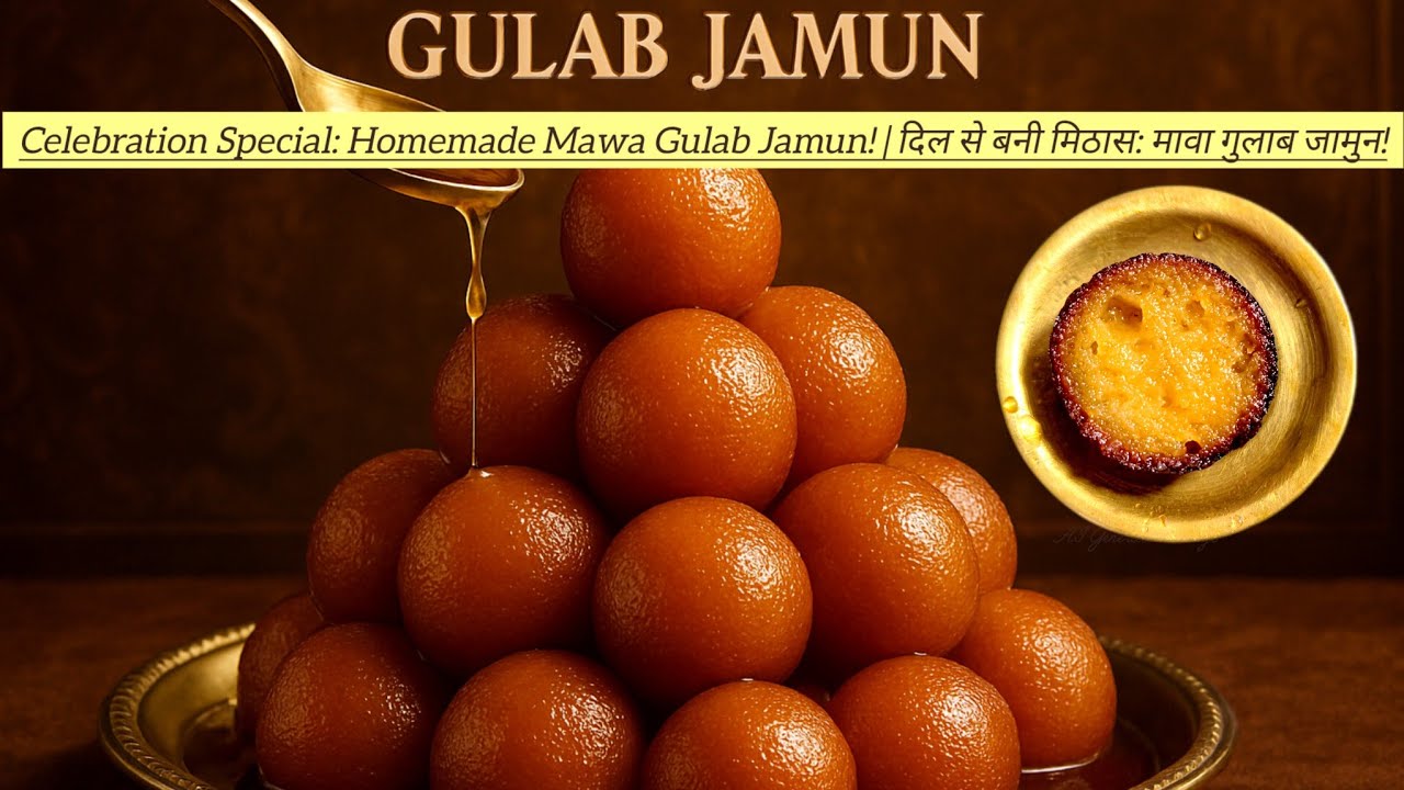 How To Make Mawa Gulab Jamun |  Homemade Khoya Gulab Jamun | Gulab Jamun Recipe | Kala Jamun Recipe 