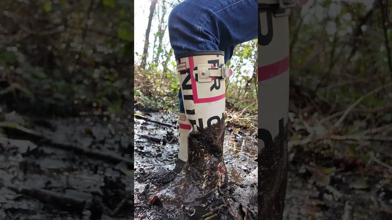 Deeper than I thought! Muddy wellies!