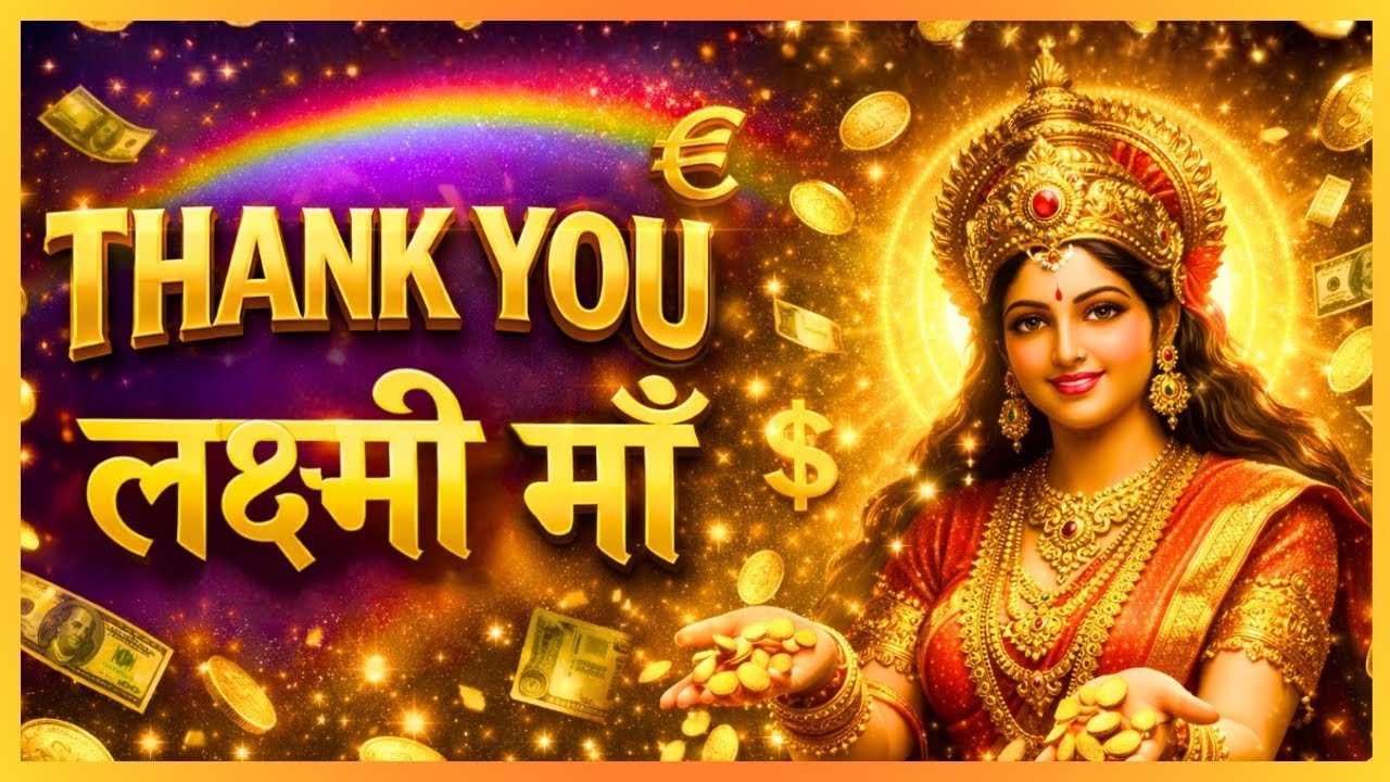 108 Lakshmi Maa Money Gratitude Song (हिन्दी सॉन्ग) | Attract Wealth & Abundance (Hindi)