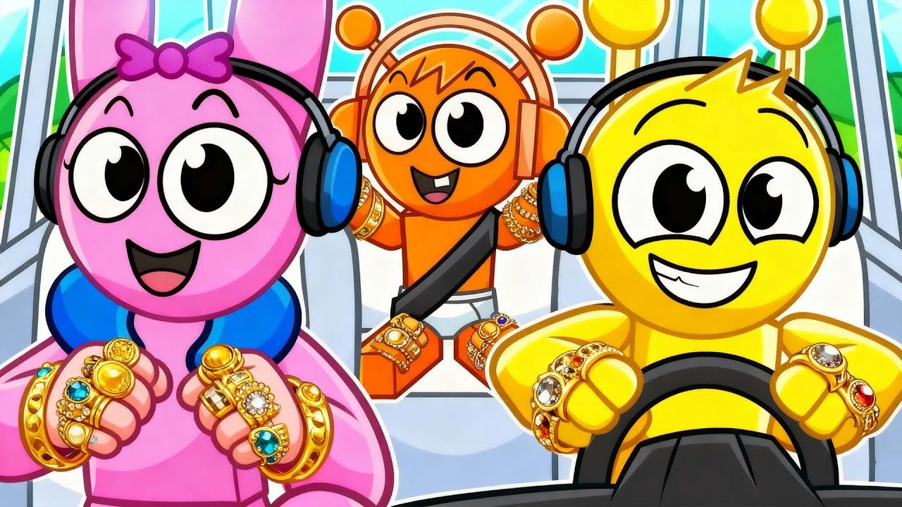 Driving a CRAZY BUS with the Sprunki Family! (🚌 Roblox)