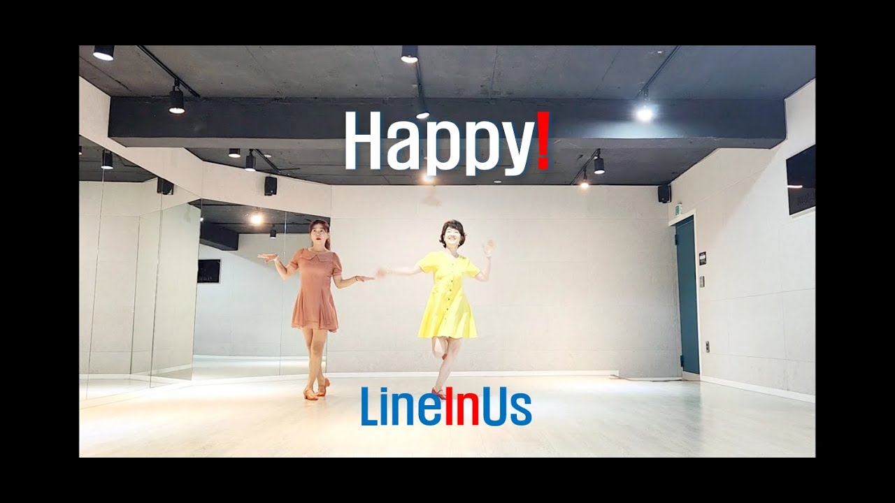[초중급] Happy! Line Dance (Dance & Count) [라인인어스]