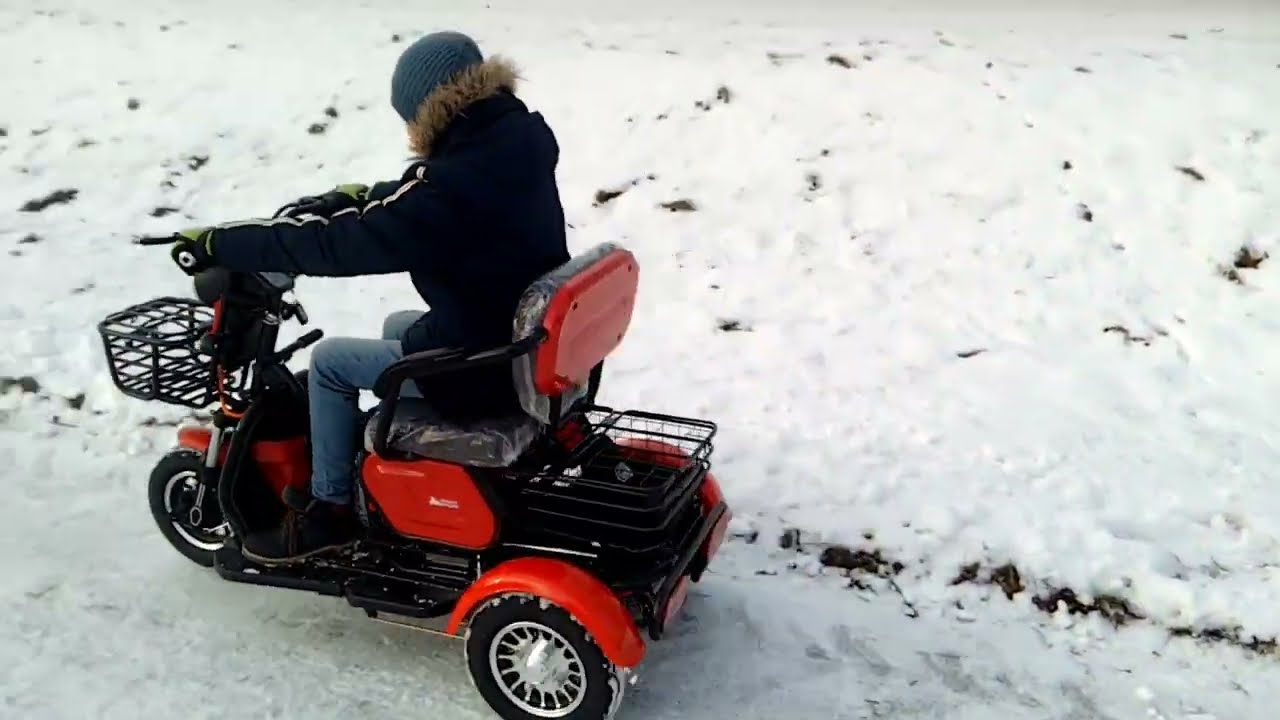 elektrinis triratis M19 электрический трицикл electric tricycle