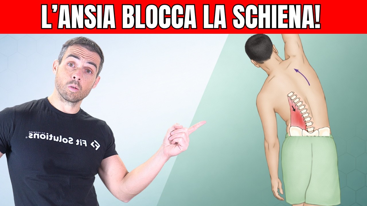 Se sei sotto stress, questi 2 muscoli ti BLOCCANO la SCHIENA