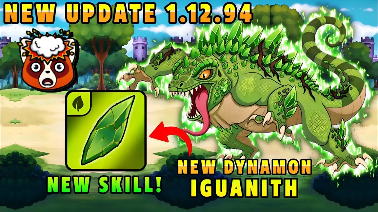 New Update 1.12.94 Full Details|| New Dynamon Iguanith 🤩|| Dynamons World || #dynamon#dynamonsworld