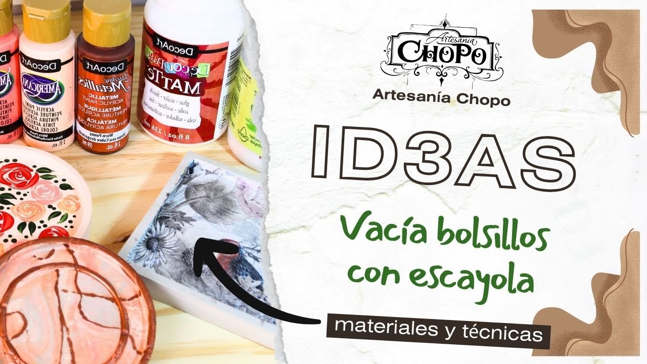 &iquest;C&oacute;mo hacer recipientes de yeso? 3 ideas DIY